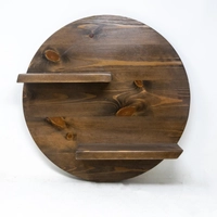 Round Shape Wooden Shelf