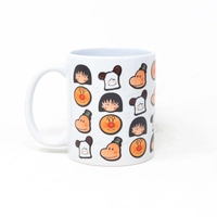 White Mug - Cartoon Figures