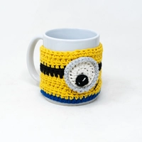 Crochet Mug Warmer - Movies Characters Collection - Minions