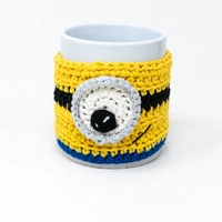 Crochet Mug Warmer - Movies Characters Collection - Minions