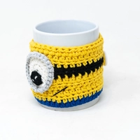 Crochet Mug Warmer - Movies Characters Collection - Minions