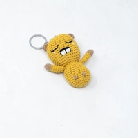 Crochet Squirrel Keychain