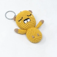 Crochet Squirrel Keychain