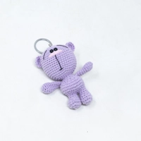 Crochet Teddy Bear Key chain 