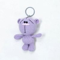 Crochet Teddy Bear Key chain 