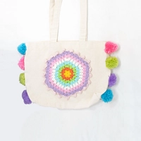 Tote Bag with Crochet Patterns
