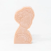 Soy Wax Candle of a Lady Statue - Various Scents - Lavender