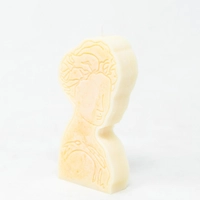 Soy Wax Candle of a Lady Statue - Various Scents - Lavender