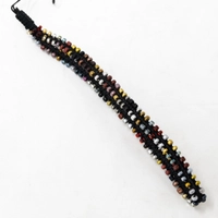 Black Beaded Phone Charm