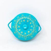 Turquoise Porcelain Bowl with Lid