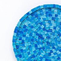 Blue Decorative Mosaic Tray