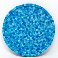 Blue Decorative Mosaic Tray