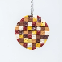 Round Mosaic Necklace