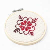 Embroidery Hoop Art  - Multiple Patterns - Pattern 1