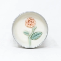 Silver Tin Candle - Papaya