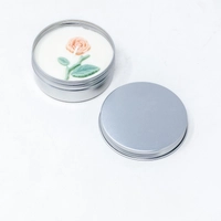 Silver Tin Candle - Papaya