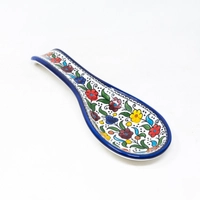 Spoon Shaped Small Plate - Blue