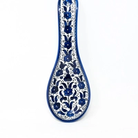 Spoon Shaped Small Plate - Blue