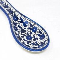 Spoon Shaped Small Plate - Blue