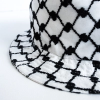 Black & White Gangster Hat - 1