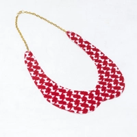 Long Necklace with Keffiyeh & Shemagh Patterns - Multiple Designs - Keffiyeh Pattern