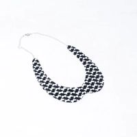 Long Necklace with Keffiyeh & Shemagh Patterns - Multiple Designs - Keffiyeh Pattern