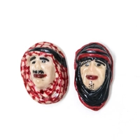 Bedouin Man & Woman Magnet Set