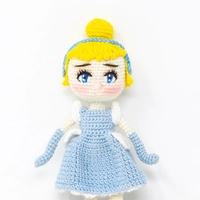 Amigurumi Crochet Cinderella Doll