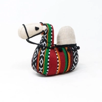 Camel Shape Door Stopper with Bedouin-Inspired Patterns - White