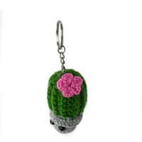 Amigurumi Cactus Keychain