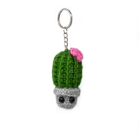 Amigurumi Cactus Keychain