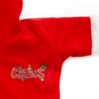 Red & White Santa Claus Cat Hoodie