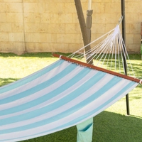 Outdoor Hanging Fabric Hammock Swing - Multiple Colors - Fuchsia