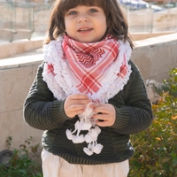 Jordanian Shemagh for kids with Royal Hem