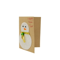 Snowman-Themed New Year Gift Card - Multiple Designs - Design 1