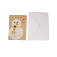 Snowman-Themed New Year Gift Card - Multiple Designs - Design 1