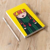 100 Blank Sheets Notebook - Alia