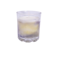 Scented Marble Soy Candle - Lemon Scented Candle for Home