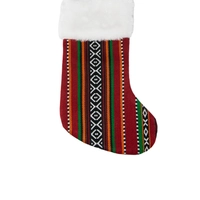 Large Christmas Stocking - Bedouin Inspired Pattern