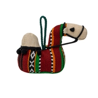 Christmas Tree Ornament - Camel Shaped Ornament with Bedouin Inspired Patterns