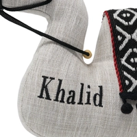 Customizable Camel Shape Door Stopper with Bedouin-Inspired Patterns