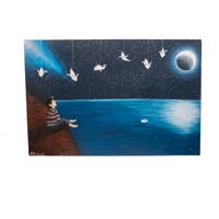 Decorative Painting - Starry Night by the Sea