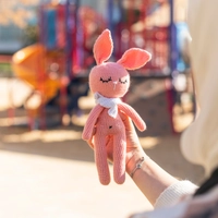 Crochet Kids Toy - Pink Bunny