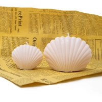 Handmade Seashell Shaped Candle Set