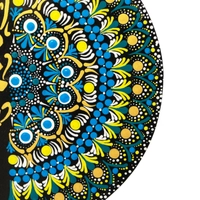 Set of 2 Home Decor with Colorful Mandala Art and Arabic Calligraphy