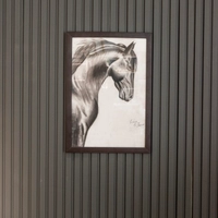 Charcoal Horse Painting