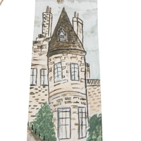 Hand-painted Bookmark - Multiple Designs - European Castle