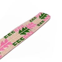 Embroidery Bookmark - Pink