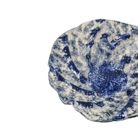 Blue Seashell Plate