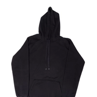 Black Hoodie with Hand Embroideries of Palestinian Map and Names of Its Cities